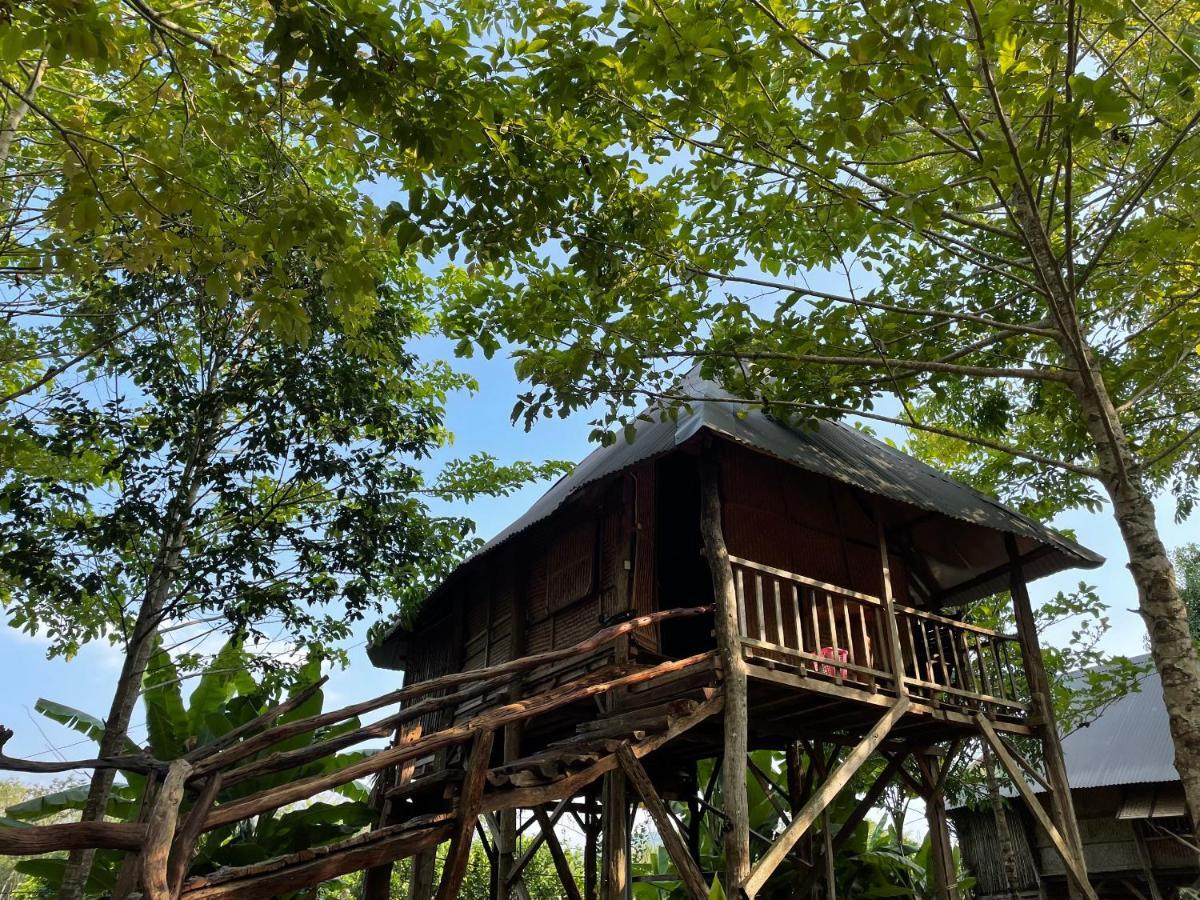 Sunny Field Eco Stilt House Villa Cat Tien Bagian luar foto