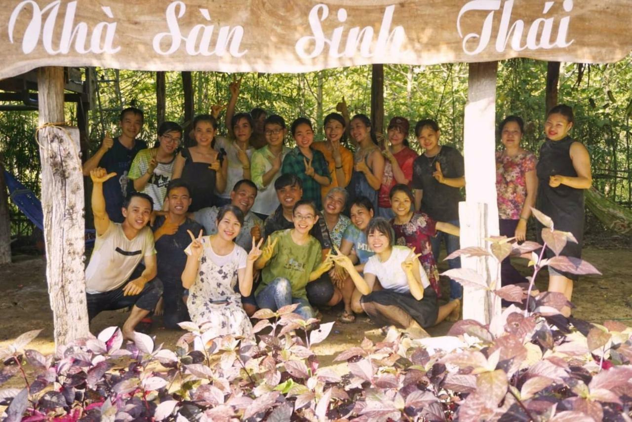 Sunny Field Eco Stilt House Villa Cat Tien Bagian luar foto